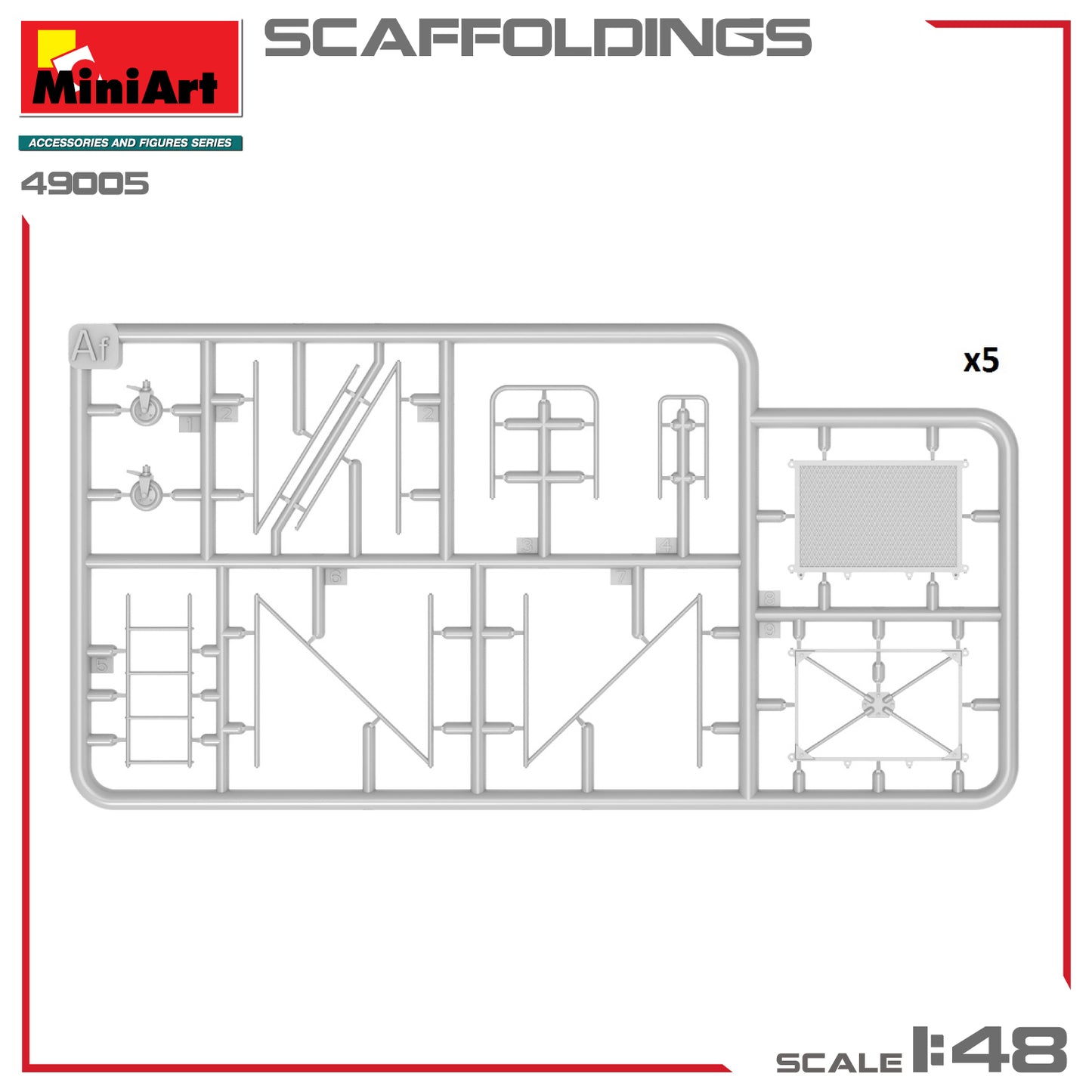 MiniArt 49005 1:48 Scaffolding Towers