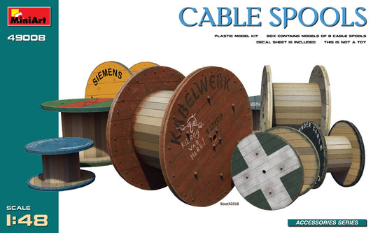 MiniArt 49008 1:48 Cable Spools