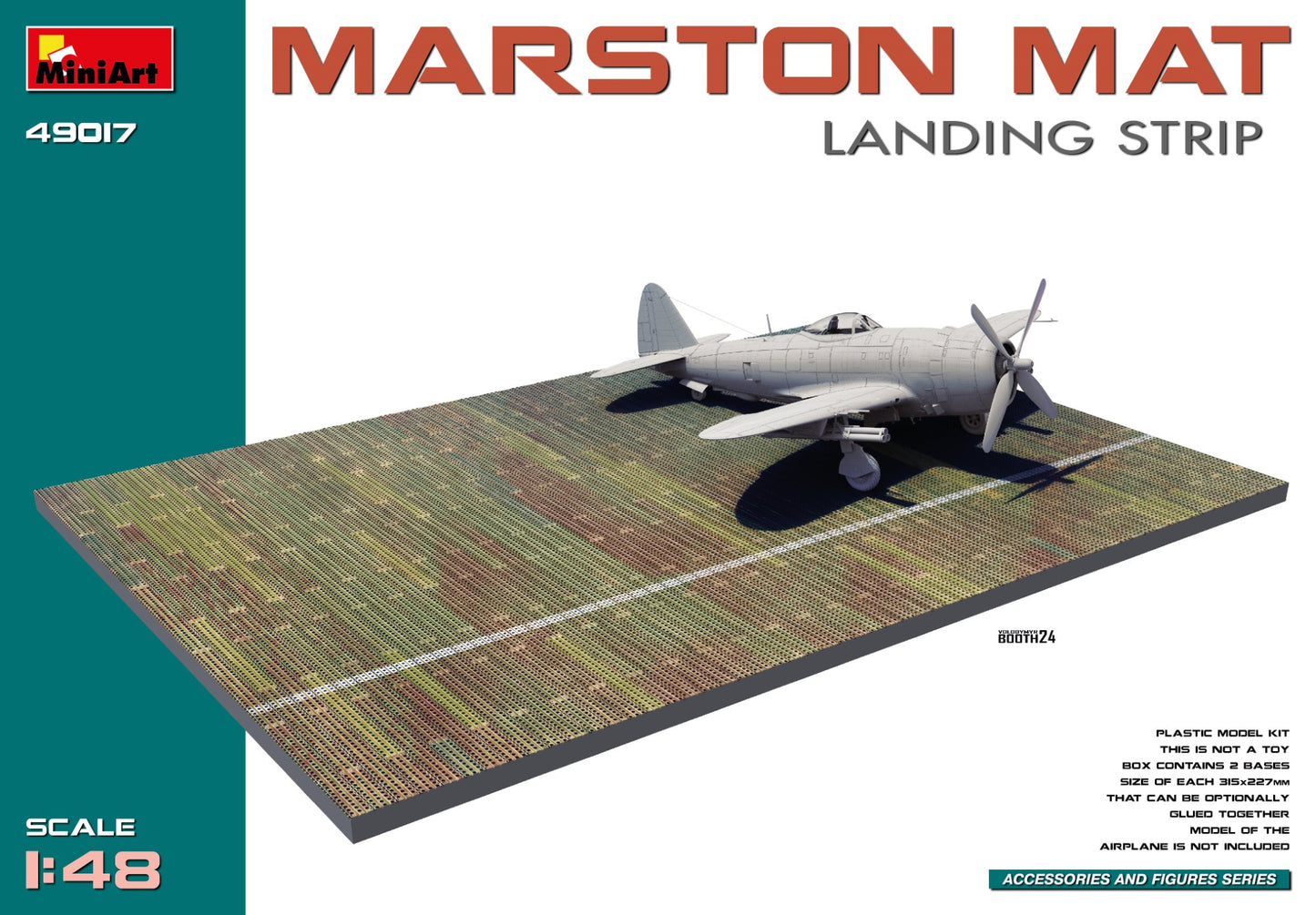 Miniart 49017 1:48 Marston Mat. Landing Stripbox