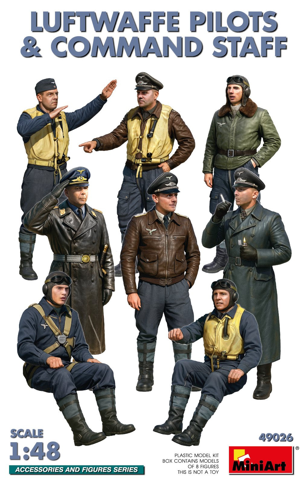 MiniArt 49026 1:48 Luftwaffe Pilots & Command Staff