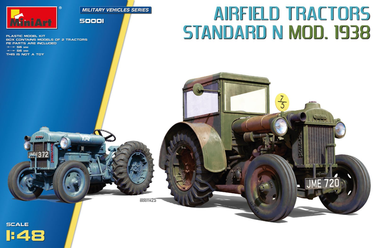 MiniArt 50001 1:48 Airfield Tractors Standard N Mod. 1938