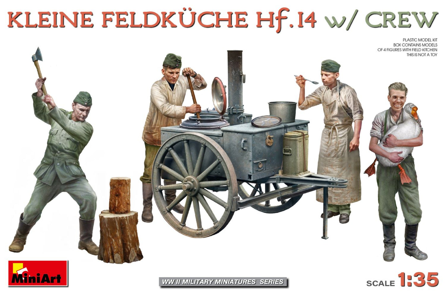 MiniArt 53011 1:35 Kleine Feldküche Hf.14 with Crew