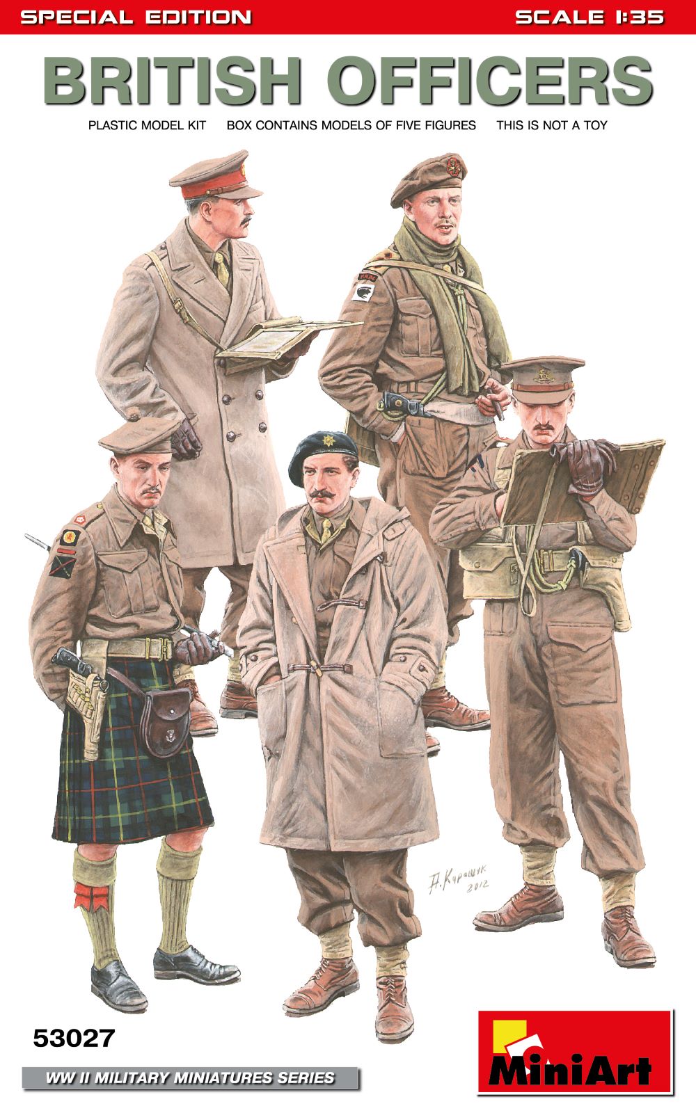 MiniArt 53027 1:35 WWII British Officers Special Edition