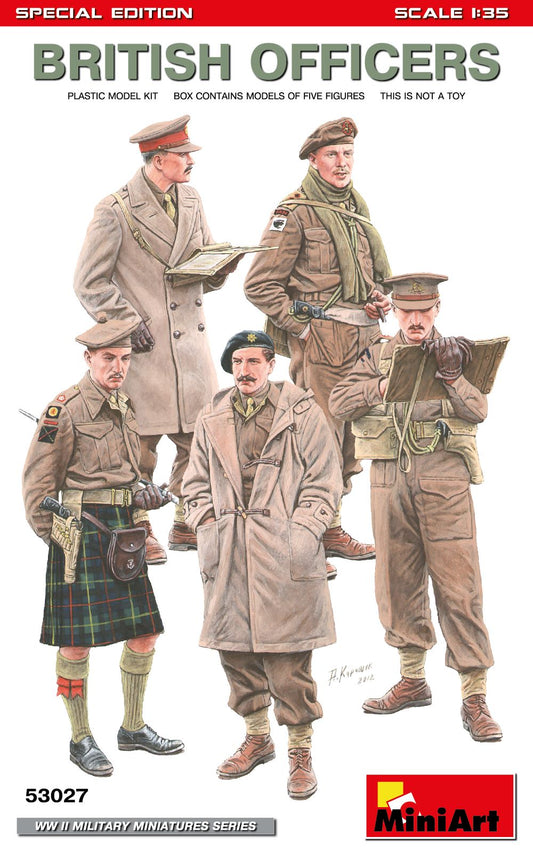 MiniArt 53027 1:35 WWII British Officers Special Edition