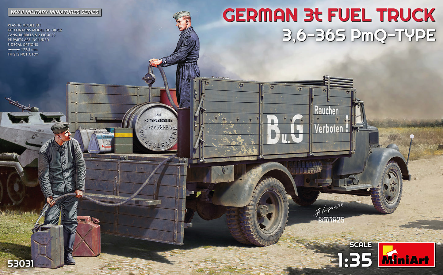 MiniArt 53031 1:35 German 3t Fuel Truck 3,6-36S PmQ-Type