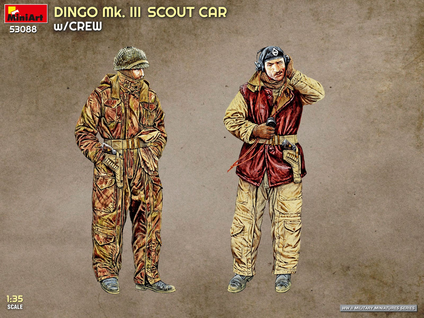 MiniArt 53088 1:35 Dingo Mk. III Scout Car with Crew