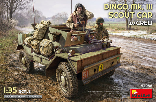MiniArt 53088 1:35 Dingo Mk. III Scout Car with Crew
