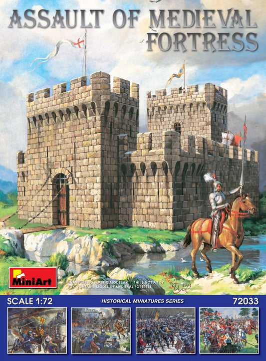 MiniArt 72033 1:72 Assault of Medieval Fortress Kit