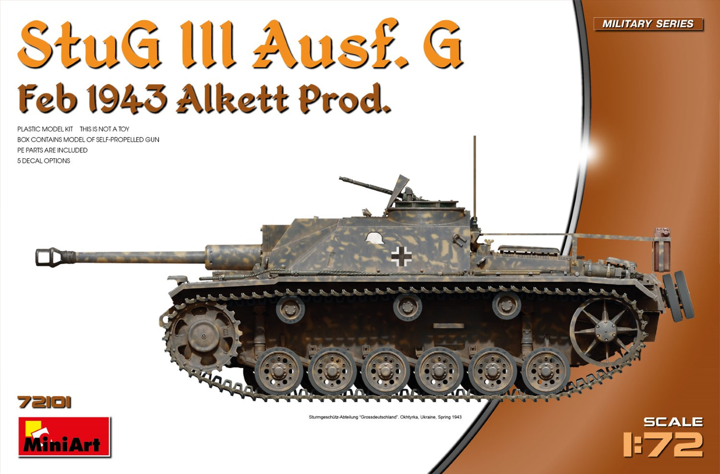 MiniArt 72101 1:72 Sturmgeschutz/StuG.III Ausf.G Feb 1943 Prod