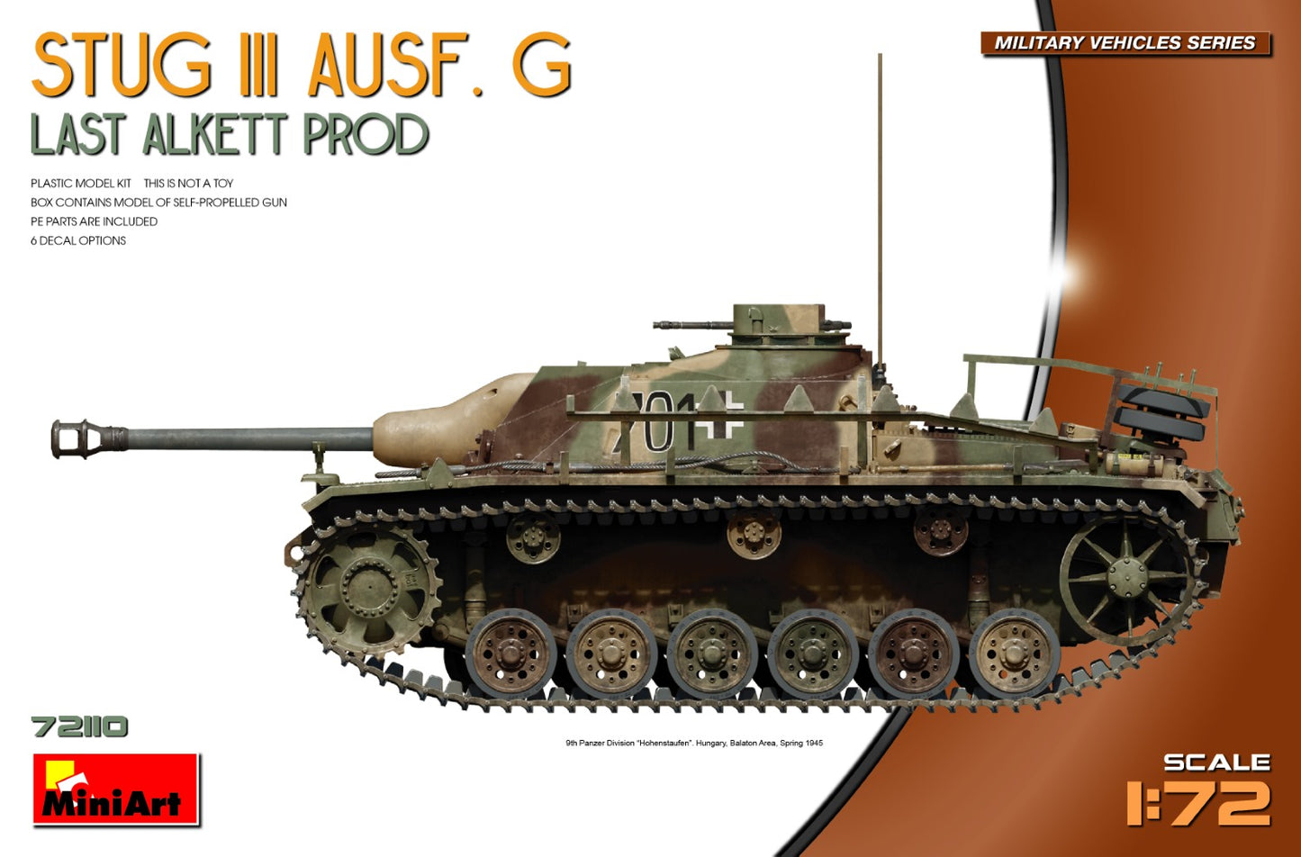 MiniArt 72110 1:72 StuG III Ausf.G Last Alkett Production