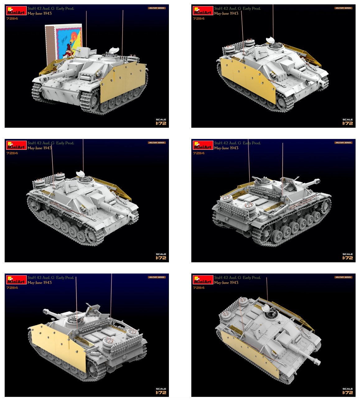 MiniArt 72114 1:72 StuH 42 Ausf.G Early Production