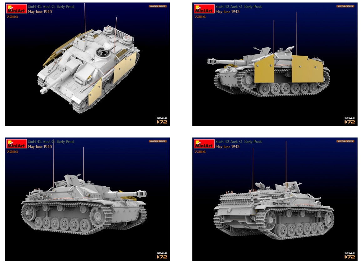 MiniArt 72114 1:72 StuH 42 Ausf.G Early Production