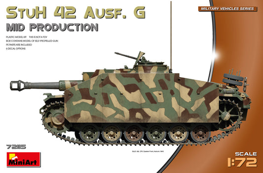 MiniArt 72115 1:72 StuH 42 Ausf.G Mid Prod