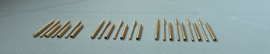 Profimodeller 2024 MTC-A32001 1:32 B-17G Flying Fortress gun barrels â€“ 26 brass parts