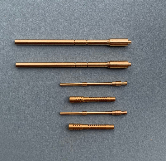 Profimodeller 2024 MTC-A32183 1:32 Focke-Wulf Fw-190F-8 gun barrels â€“ 6 brass parts