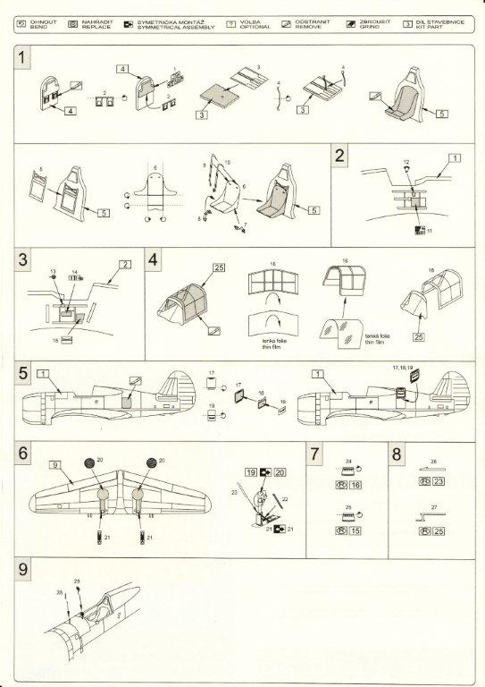 Marabu Design M14404 1:144 Curtiss P-36A/C