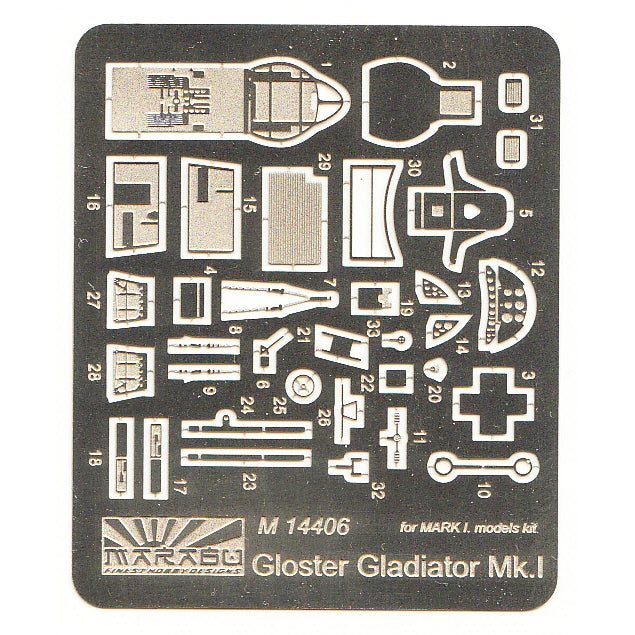 Marabu Design M14406 1:144 Gloster Gladiator Mk.I