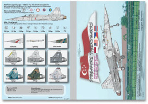 Miliverse 48002-1 1:48 Singapore Air Force Northrop F-20A/B/S/T, RF-20A/S Tigersharks