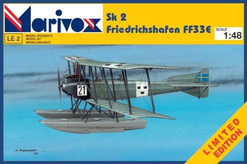Marivox LE2 1:48 Friedrichshafen Sk2 flying boat Swedish version
