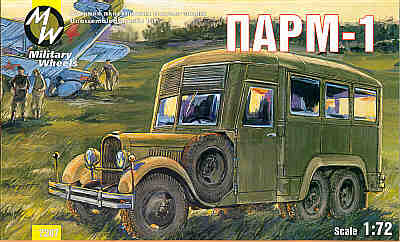 Military Wheels MW7207 1:72 PARM-1