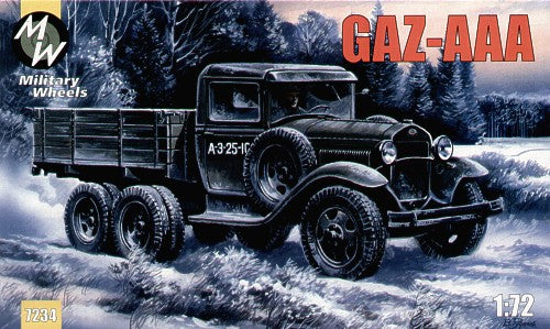 Military Wheels MW7234 1:72 Soviet GAZ AAA