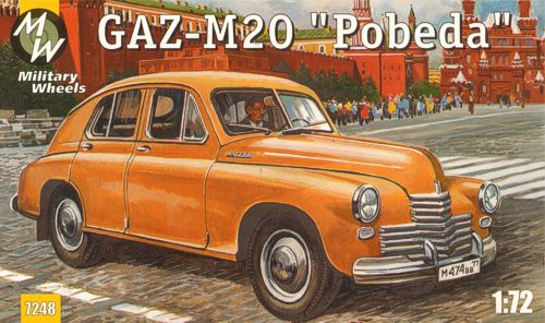 Military Wheels MW7248 1:72 Soviet GAZ-M-20 Pobeda