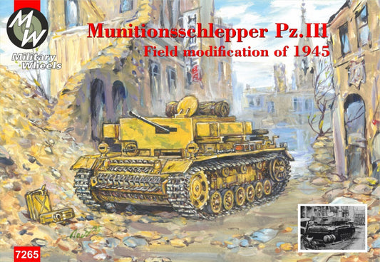 Military Wheels 7265 1:72 Munitionsschlepper Pz.III, 1945