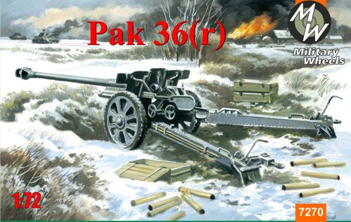 Military Wheels MW7270 1:72 Pak-36(r)