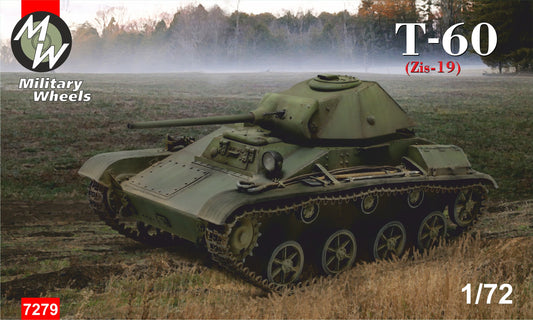 Military Wheels MW7279 1:72 Soviet T-60 (ZIS-19)