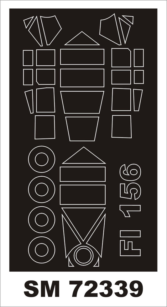 Montex SM72339 1:72 Fieseler Fi-156C-1/3/5 'Storch' canopy frame paint masks