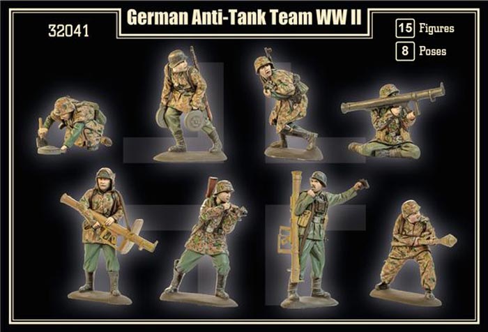 Mars 32041 1:32 WWII German Anti-Tank Team