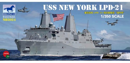 Bronco Models NB5024 1:350 USS LPD-21 'New York'