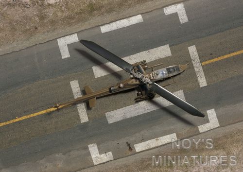 Noy's Miniatures 14411 1:144 Helipad: A new tarmac sheet depicting a military helicopter tarmac