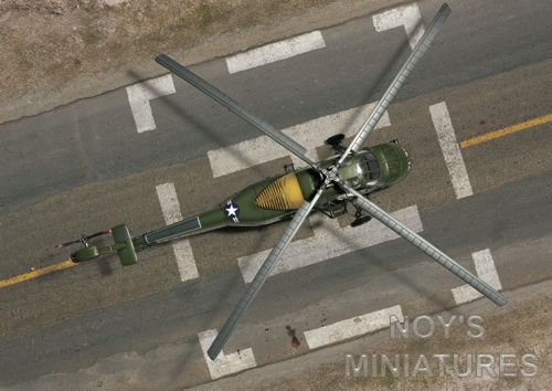 Noy's Miniatures 14411 1:144 Helipad: A new tarmac sheet depicting a military helicopter tarmac