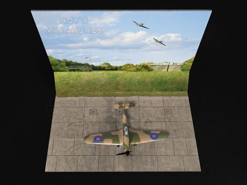 Noy's Miniatures 14419 1:144 'Battle of Britain Airfield Set V.2 (Grass Wall) with Bonus 3D Component