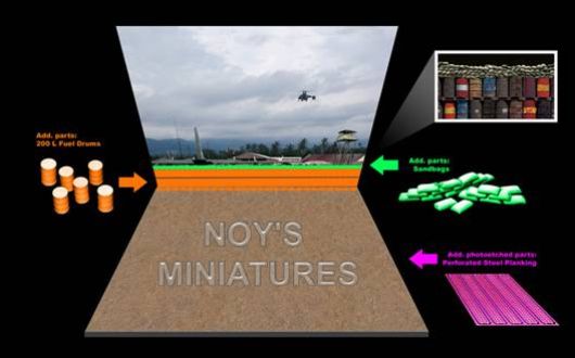 Noy's Miniatures 144202 1:144 'South East Asia (SEA) Helicopter Set for 3D'. Two 1/144 sheets