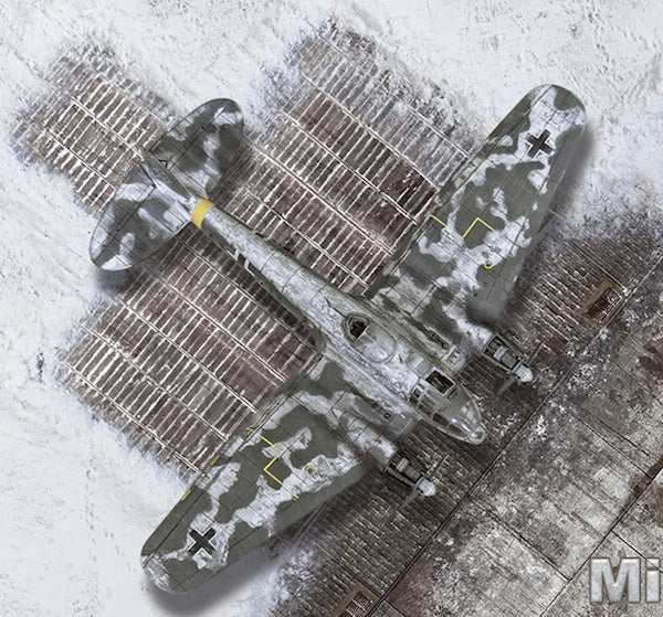 Noy's Miniatures 14425 1:144 'Winter WWII Luftwaffe Hardstand'.