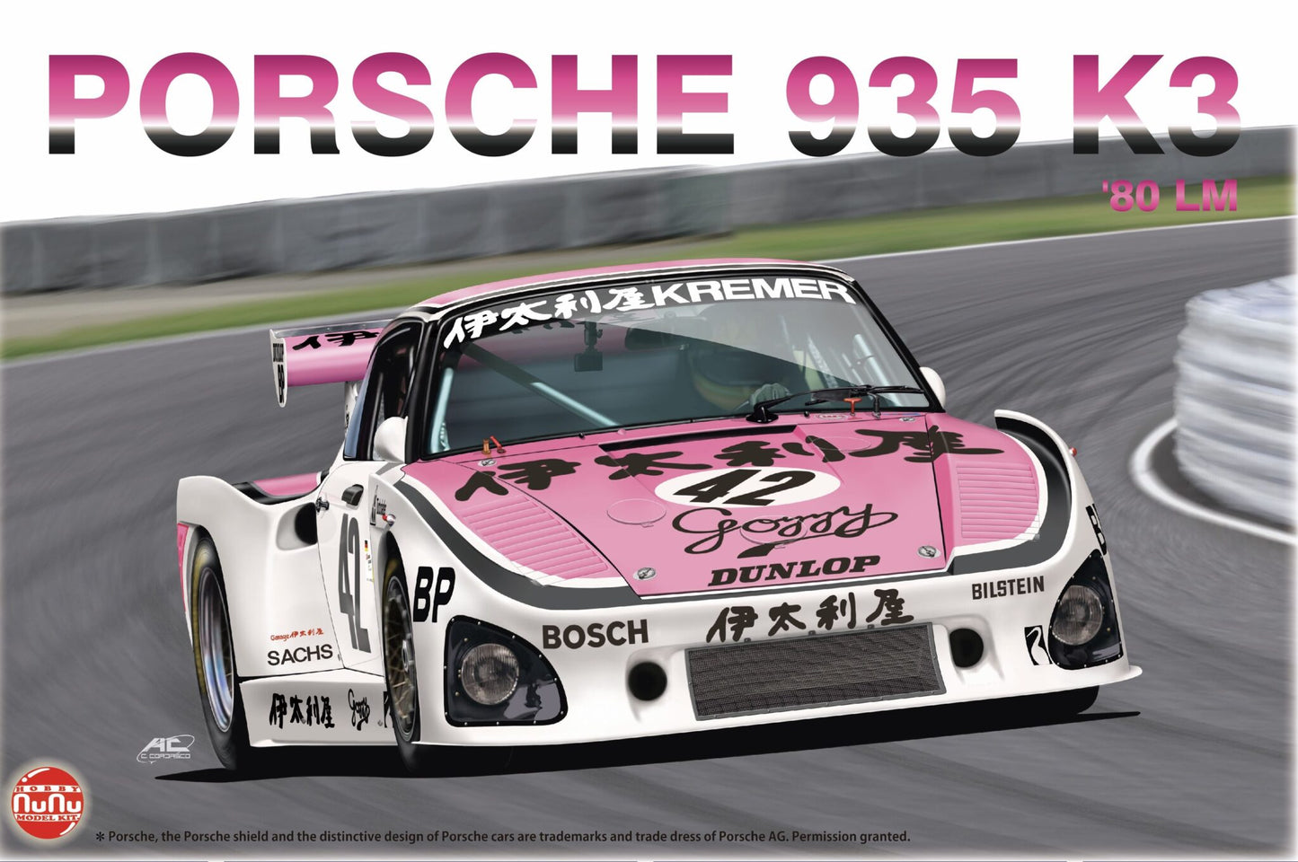 Nunu Model Kit 24029 1:24 Porsche 935 K3 '80 LM