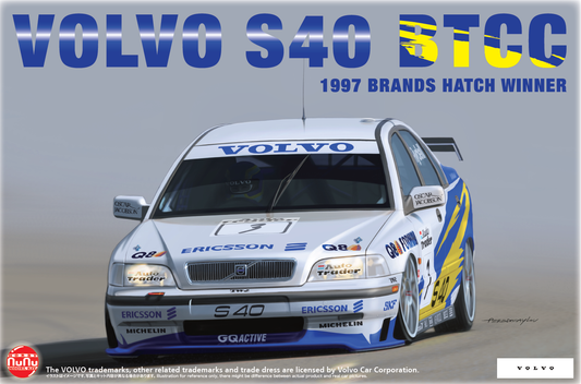 Nunu Model Kit 24034 1:24 Volvo S40 BTCC 1997 Brands Hatch Winner