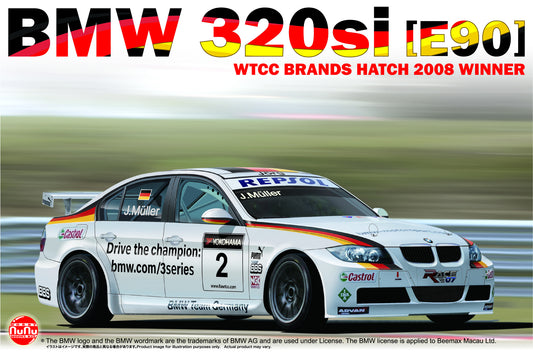 Nunu Model Kit 24037 1:24 BMW 320 E90I WTCC Brands Hatch 2008 Winner