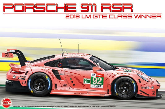 Nunu Model Kit NU24040 1:24 Porsche 911 RSR 2018 LM GTE Class Winner991 RSR 'Pink Pig'