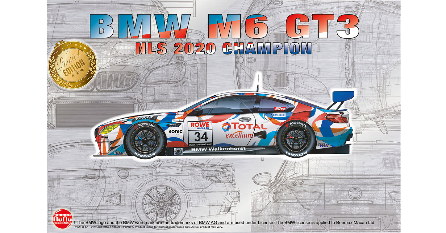 Nunu Model Kit 24042 1:24 BMW M6 GT3 NLS 2020 Champion