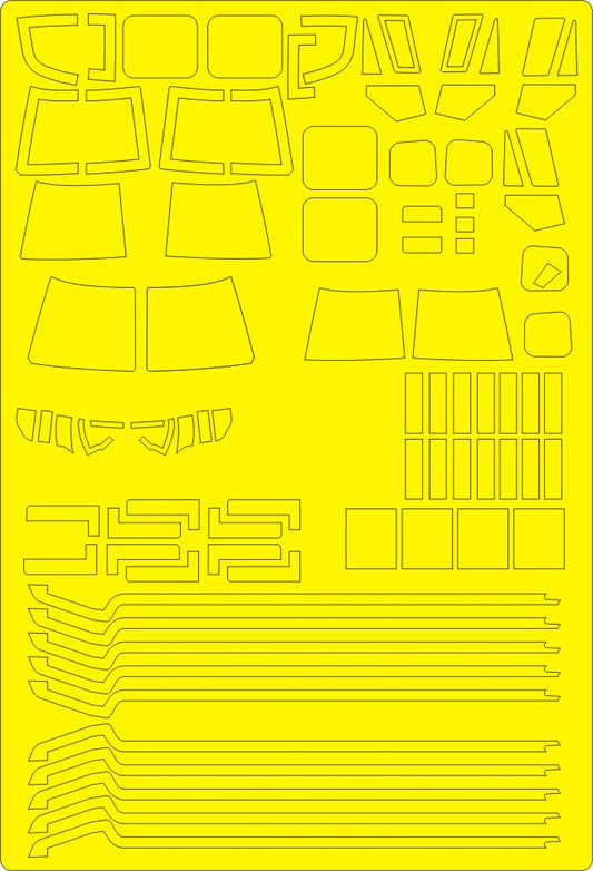 New Ware NWAM0697 1:48 Westland Lynx AH-7 Paint Mask EXPERT