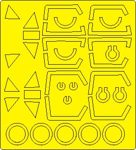 New Ware NWAM1385 1:48 Focke-Wulf Fw-190D-9 EXPERT kabuki masks