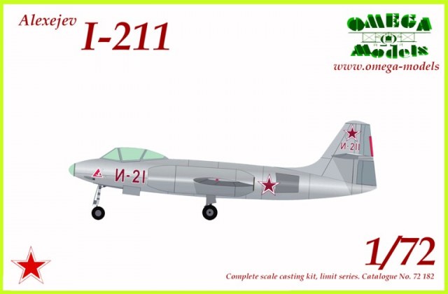 Omega Models 72182 1:72 Alexejev 1-211 (USSR)