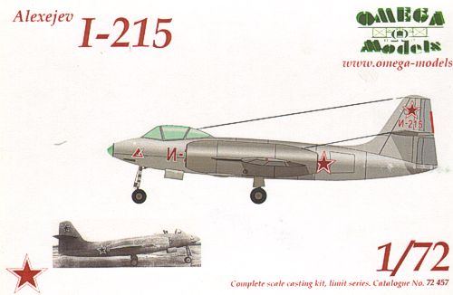 Omega Models 72457 1:72 Alexejev I-215 Decals Russia