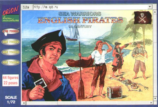 Orion Figures 72001 1:72 English Pirates