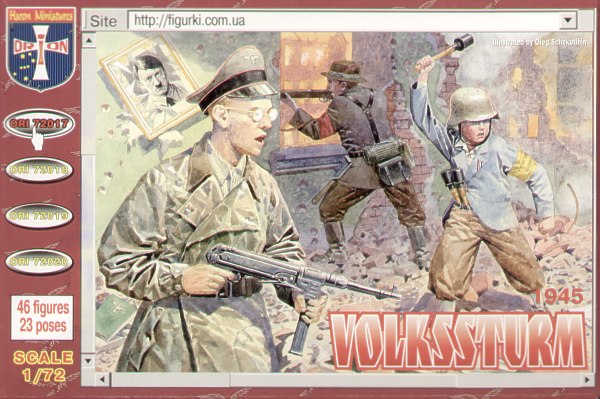 Orion figures (specials) ORI72017 1:72 NO BOXES!!! Volkssturm (WWII)