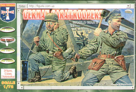 Orion Figures 72018 1:72 German (WWII) Paratroopers