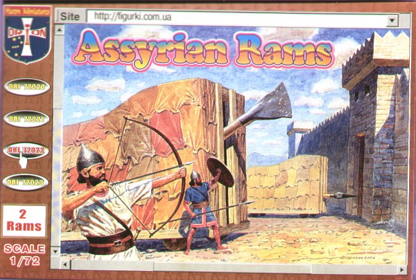 Orion Figures 72022 1:72 Assyrian Rams